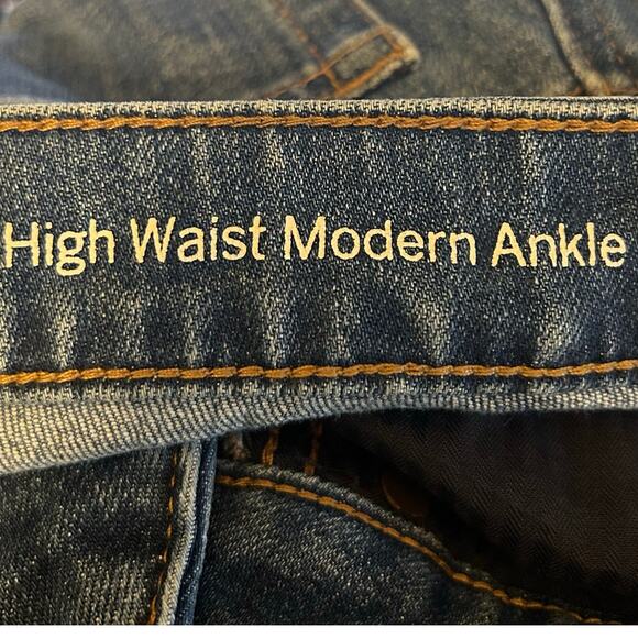 Talbots Women Jeans Blue Flawless Denim Petite High Rise Modern Ankle Stretch 6P - Picture 5 of 12